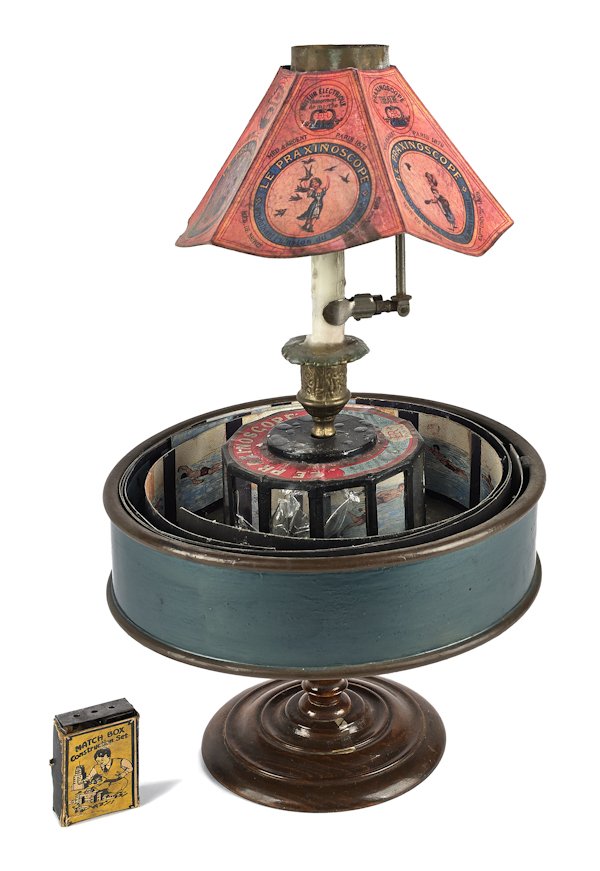 French Le Praxinoscope projector viewer.: French Le Praxinoscope projector viewer.