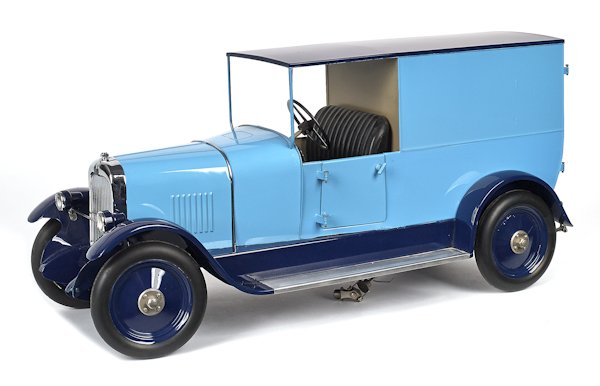 French Brepsomy battery operated Citroen delivery: French Brepsomy battery operated Citroen delivery van, B-14, 20'' l.