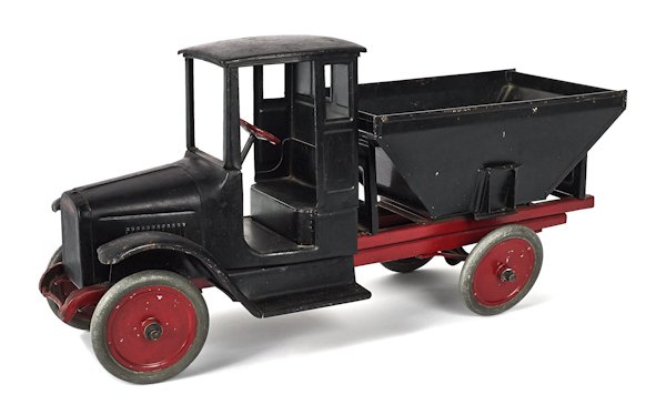 Buddy L pressed steel coal truck, 25'' l.: Buddy L pressed steel coal truck, 25'' l.