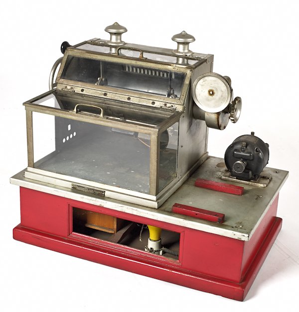 Emerson peanut roaster, 24'' h., 28'' w.: Emerson peanut roaster, 24'' h., 28'' w.