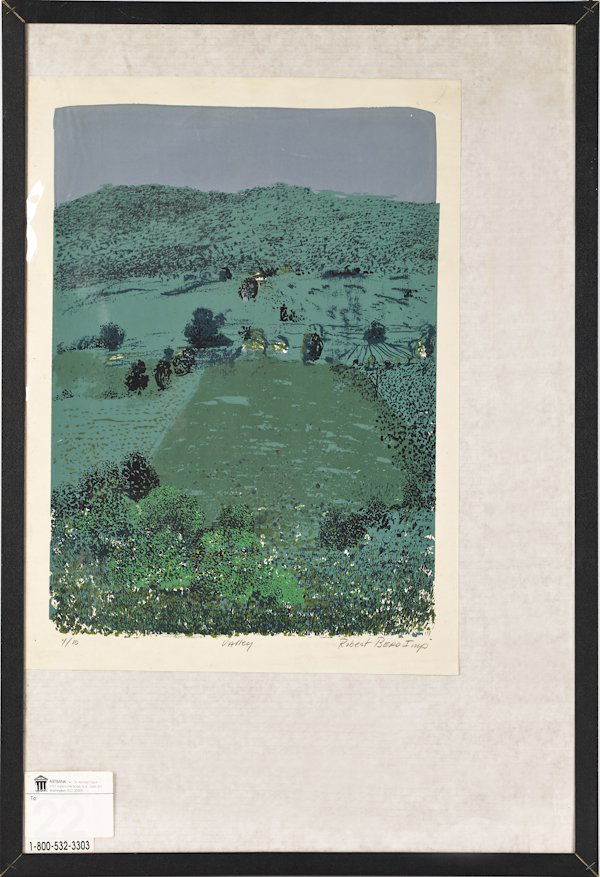 Four Robert Bero signed block prints, largest - 2: Four Robert Bero signed block prints, largest - 23'' x 16 3/4''.