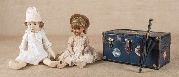 Lenci felt doll, 20th c., 18'' h.: Lenci felt doll, 20th c., 18'' h.