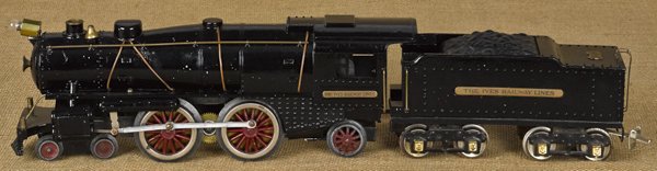Ives standard gauge #1134 Train Engine and Tender: Ives standard gauge #1134 Train Engine and Tender.