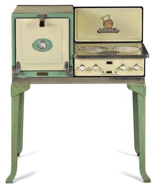 Lionel no. 455 electric toy stove, 33 1/2'' h., 25