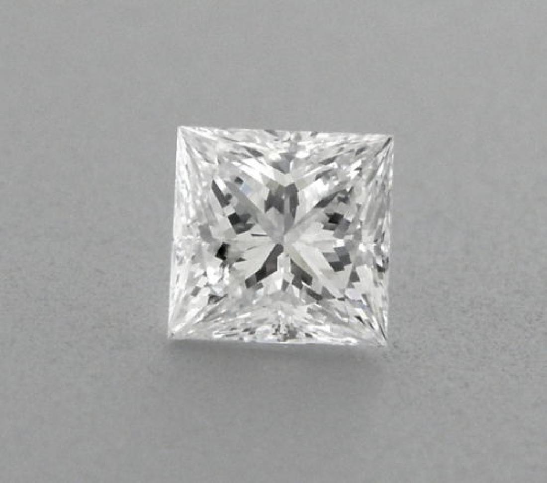 0.10ct PRINCESS CUT LOOSE NATURAL DIAMOND F VVS1 (1 of 1)