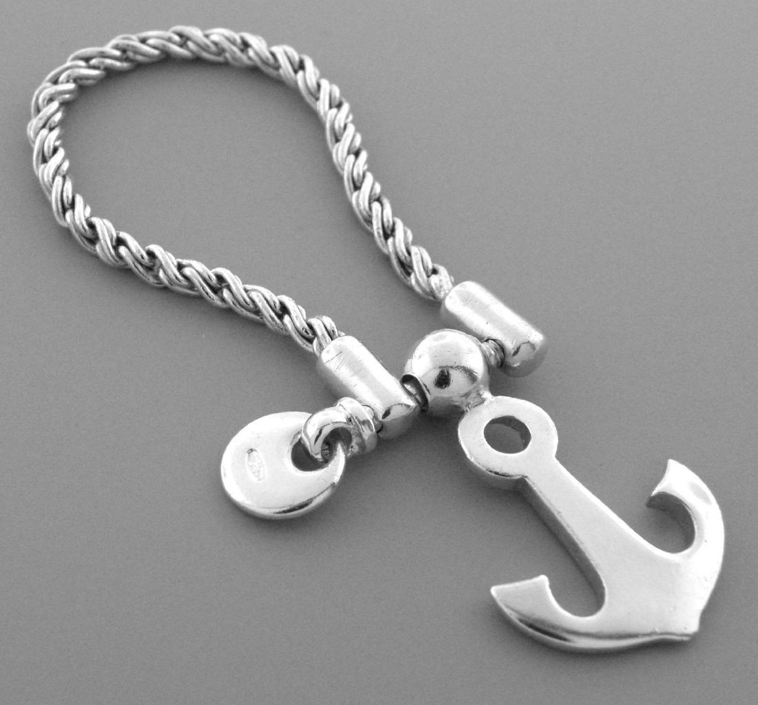 VINTAGE TIFFANY & Co. STERLING SILVER ANCHOR KEYRING (1 of 2)
