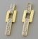 14K YELLOW GOLD LADIES DIAMOND DROP DANGLE EARRINGS