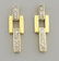 14K YELLOW GOLD LADIES DIAMOND DROP DANGLE EARRINGS - 2