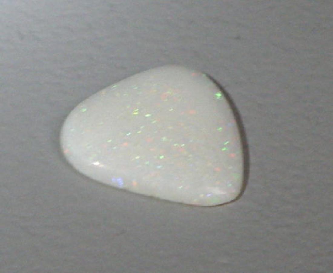 3.34CT NATURAL UNTREATED WHITE MULTI COLORED OPAL (1 of 1)