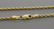 14K YELLOW GOLD ROPE CHAIN NECKLACE 2mm - 18" - 2