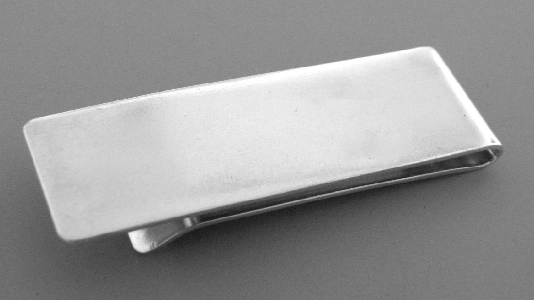 Vintage Tiffany Co Sterling Silver Blank Money Clip - sterling silver blank money clip placeholder