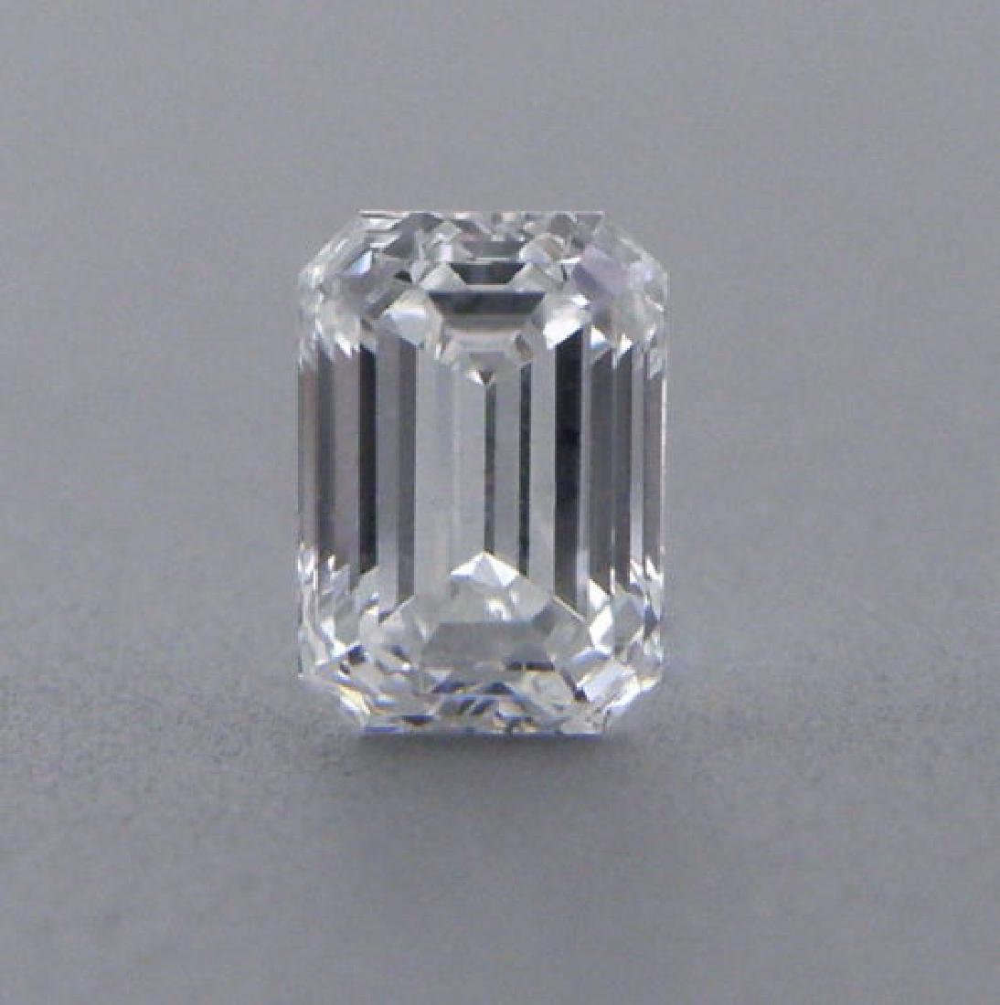 0.15ct EMERALD CUT LOOSE NATURAL DIAMOND F VVS1 (1 of 1)