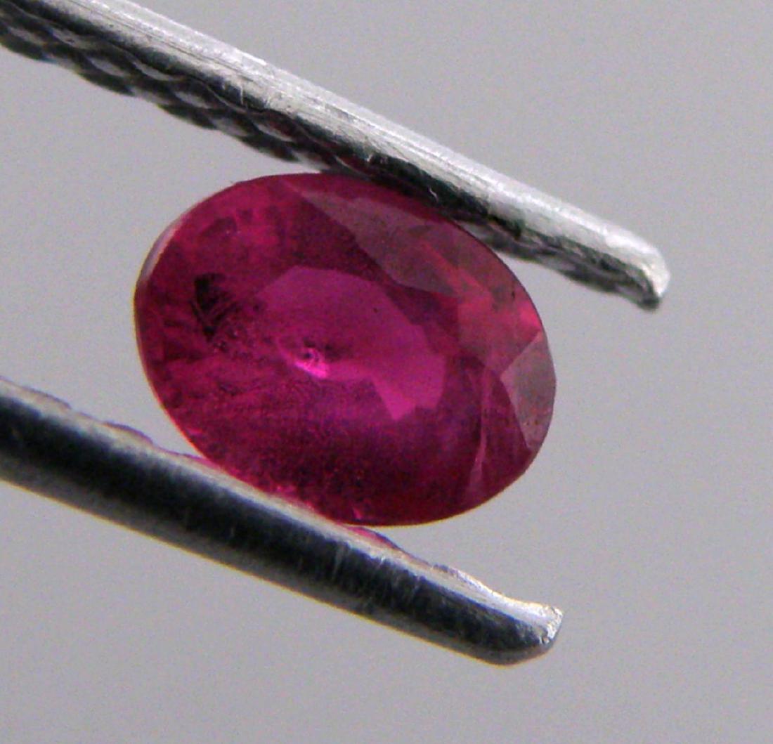 5x3mm OVAL CUT NATURAL RED PIGEON BLOOD RED RUBY (1 of 1)
