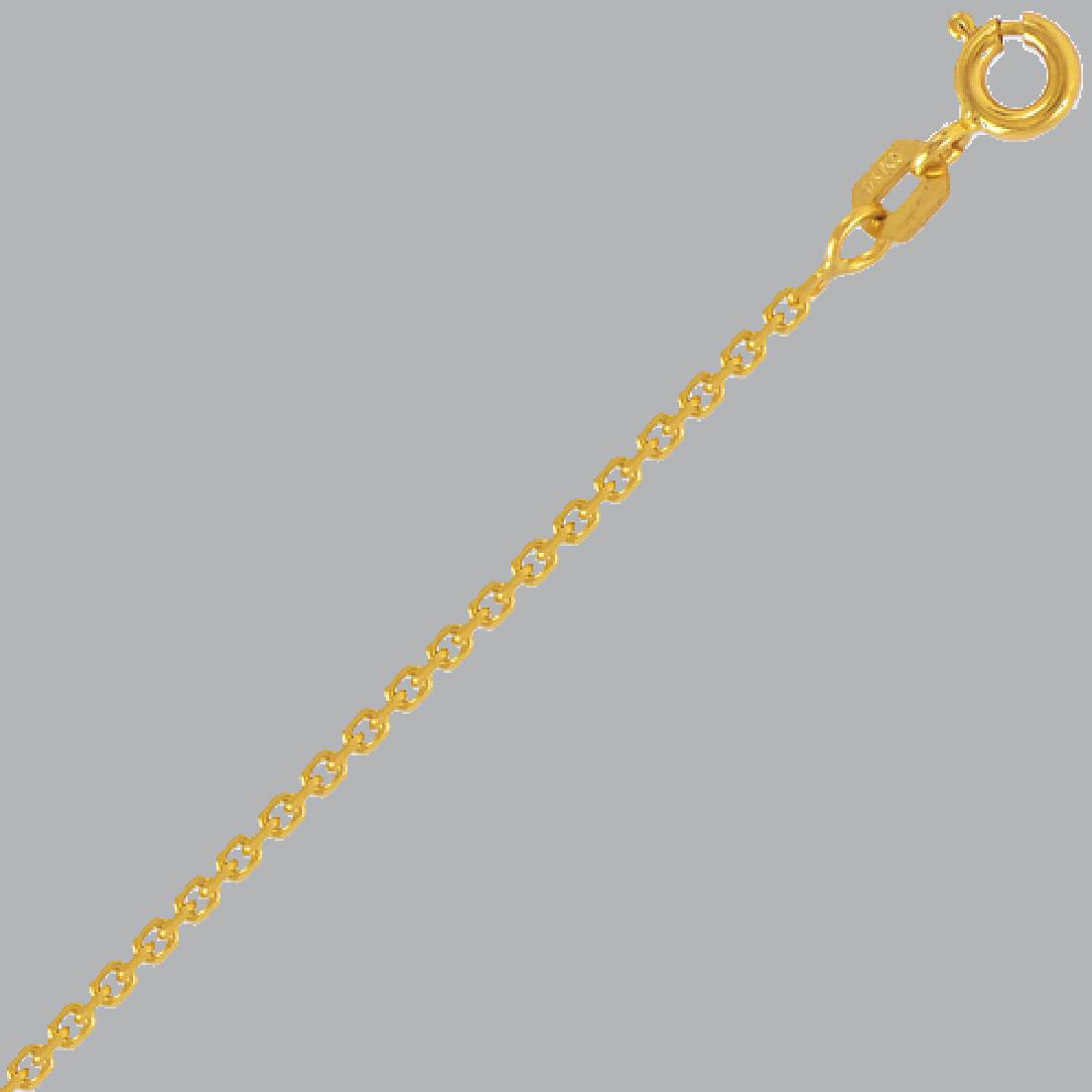 NEW 14K YELLOW GOLD CABLE CHAIN NECKLACE (1 of 2)