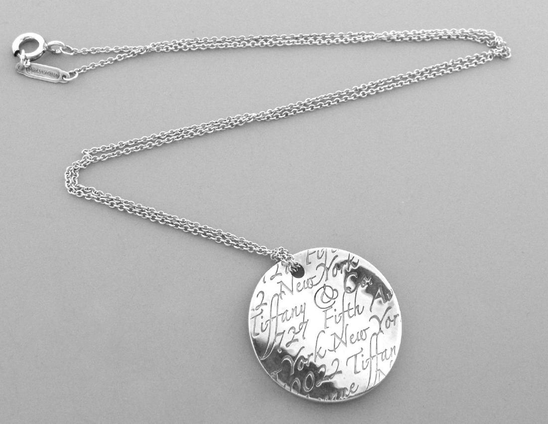 TIFFANY & Co. STERLING SILVER NOTES WAVE NECKLACE (1 of 2)