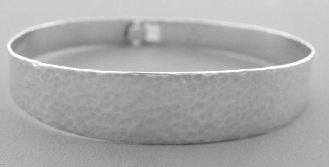 JAMES AVERY STERLING SILVER LADIES HAMMERED BANGLE (1 of 2)