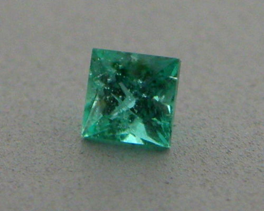 2.8mm PRINCESS CUT LOOSE NATURAL COLOMBIAN EMERALD: LOOSE NATURAL PRINCESS CUT COLOMBIAN EMERALD Sale is for 1 princess cut natural Colombian emerald Emerald measures 2.8mm x 2.8mm If you want matching pair please let me know. New, never used before