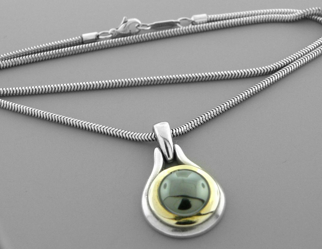 TIFFANY & Co. 18K GOLD STERLING SILVER LADIES NECKLACE (1 of 2)