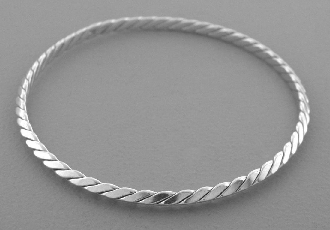 VINTAGE TIFFANY & Co. STERLING SILVER ROPE BRACELET (1 of 2)