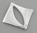 VINTAGE JAMES AVERY STERLING SILVER SQUARE PENDANT