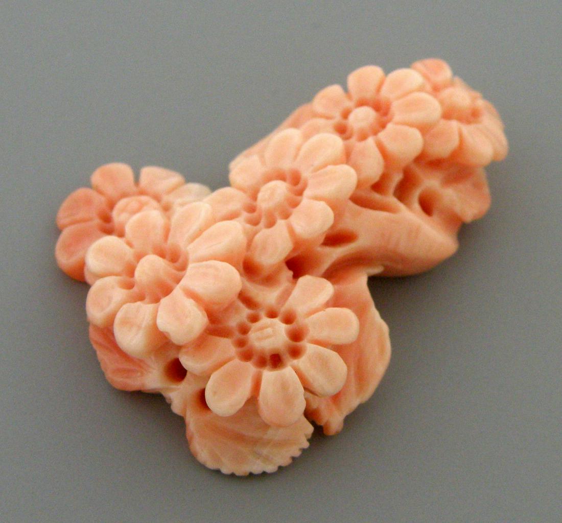 50ct CORAL BEAUTIFUL PINK SALMON COLOR FLOWER BOUQUET (1 of 2)