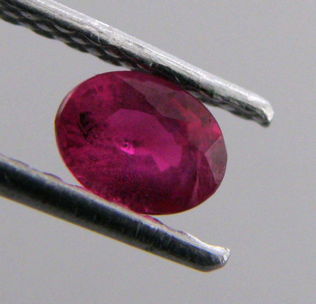 5x3mm OVAL CUT NATURAL RED PIGEON BLOOD RED RUBY (1 of 1)