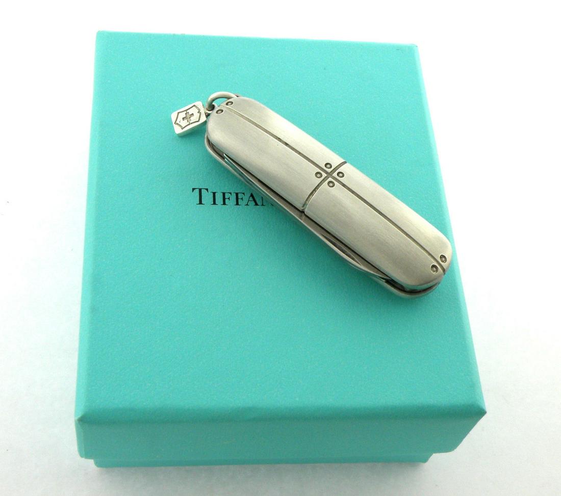 TIFFANY & Co. STREAMERICA STERLING VICTORINOX KNIFE (1 of 2)