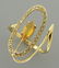 VINTAGE 14K YELLOW GOLD OLD MINE CUT DIAMOND RING - 2