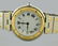 CARTIER SANTOS 18K GOLD STAINLESS STEEL MEN'S WATCH