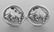 VINTAGE GEORG JENSEN STERLING SILVER TAURUS CUFFLINKS