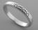 VINTAGE PLATINUM RING FULL ETERNITY WEDDING BAND SIZE 5