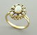 VINTAGE 14K YELLOW GOLD LADIES OPAL COCKTAIL RING