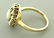 VINTAGE 14K YELLOW GOLD LADIES OPAL COCKTAIL RING - 2
