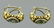 JOHN HARDY 18K GOLD STERLING SILVER TOPAZ DOT EARRINGS - 2