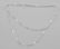 NEW 14K WHITE GOLD MIRROR SINGAPORE CHAIN NECKLACE 18"