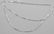 NEW 14K WHITE GOLD MIRROR SINGAPORE CHAIN NECKLACE 18" - 2
