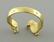 VINTAGE 18K Y/ GOLD DACHSHUND DOG BAND WRAP RING 9.5 - 2