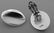 TIFFANY & Co. STERLING SILVER LARGE OVAL CLIP EARRINGS - 2
