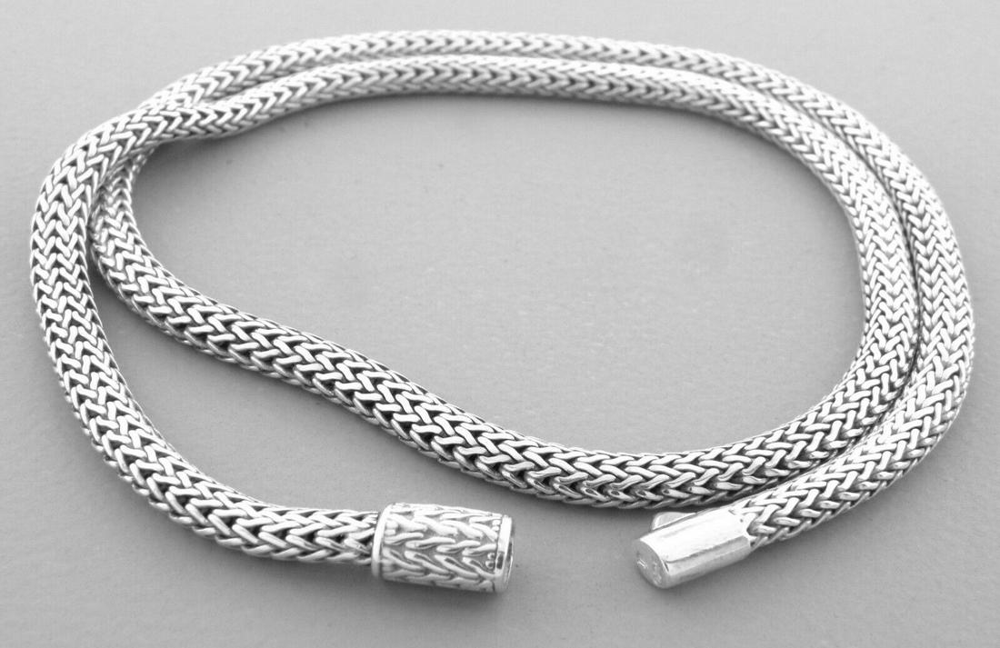 JOHN HARDY STERLING SILVER CHAIN 5mm 18" NECKLACE (1 of 2)