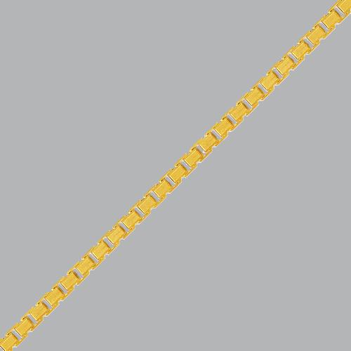 14K YELLOW GOLD BOX CHAIN NECKLACE (1 of 2)