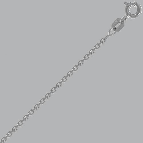 NEW 14K WHITE GOLD CABLE CHAIN NECKLACE (1 of 2)