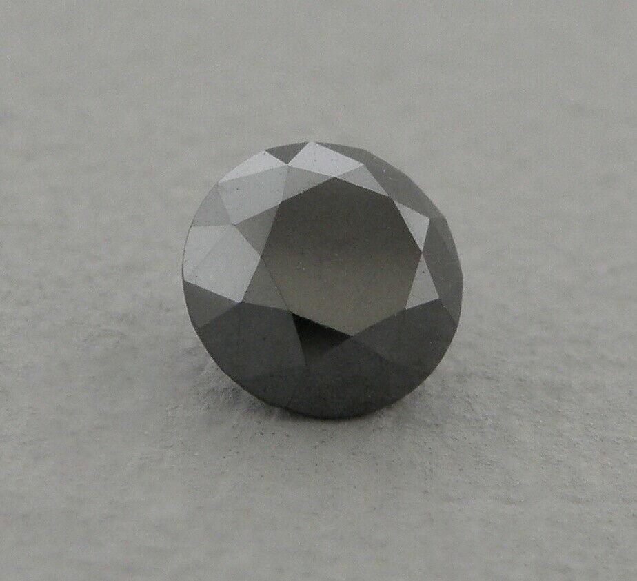 ROUND CUT LOOSE NATURAL BLACK DIAMOND  5mm (1 of 2)