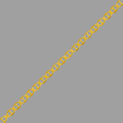 14K YELLOW GOLD MARINER LINK NECKLACE - 4mm - 20" (1 of 2)