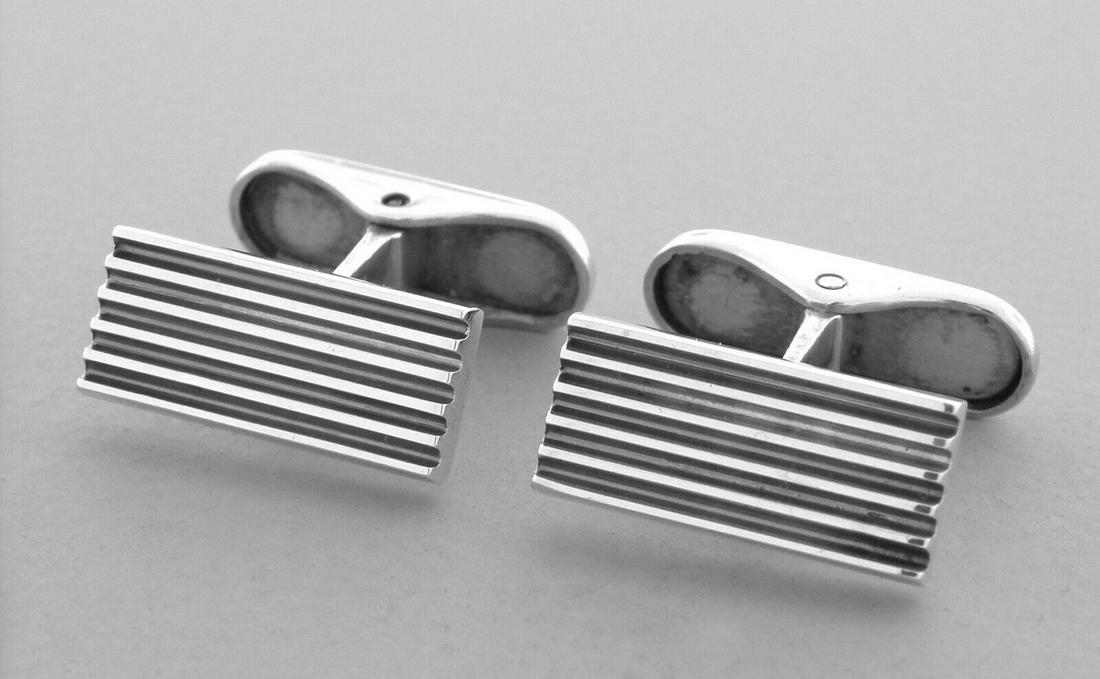 VINTAGE GEORG JENSEN STERLING SILVER CUFFLINKS (1 of 2)