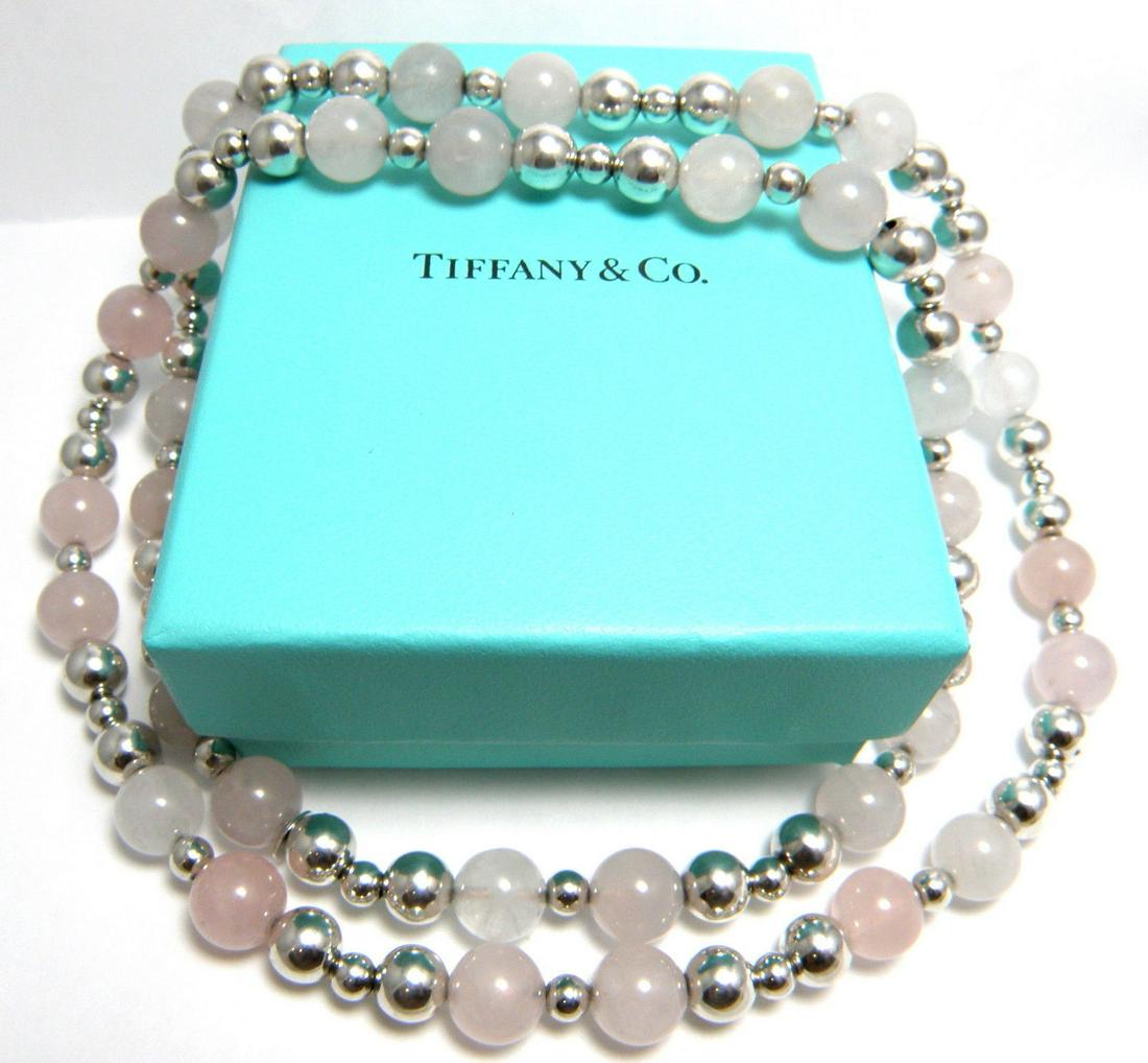 TIFFANY & Co. STERLING SILVER LADIES QUARTZ NECKLACE (1 of 2)