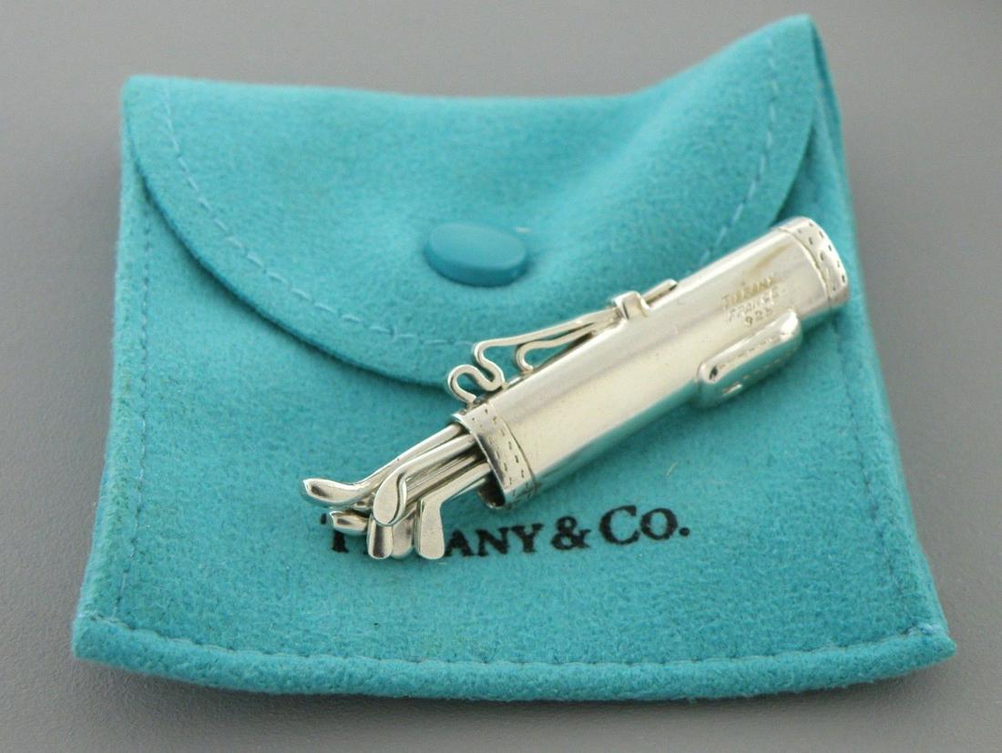TIFFANY & Co. STERLING SILVER GOLF BAG CLUBS SET BROOCH (1 of 2)