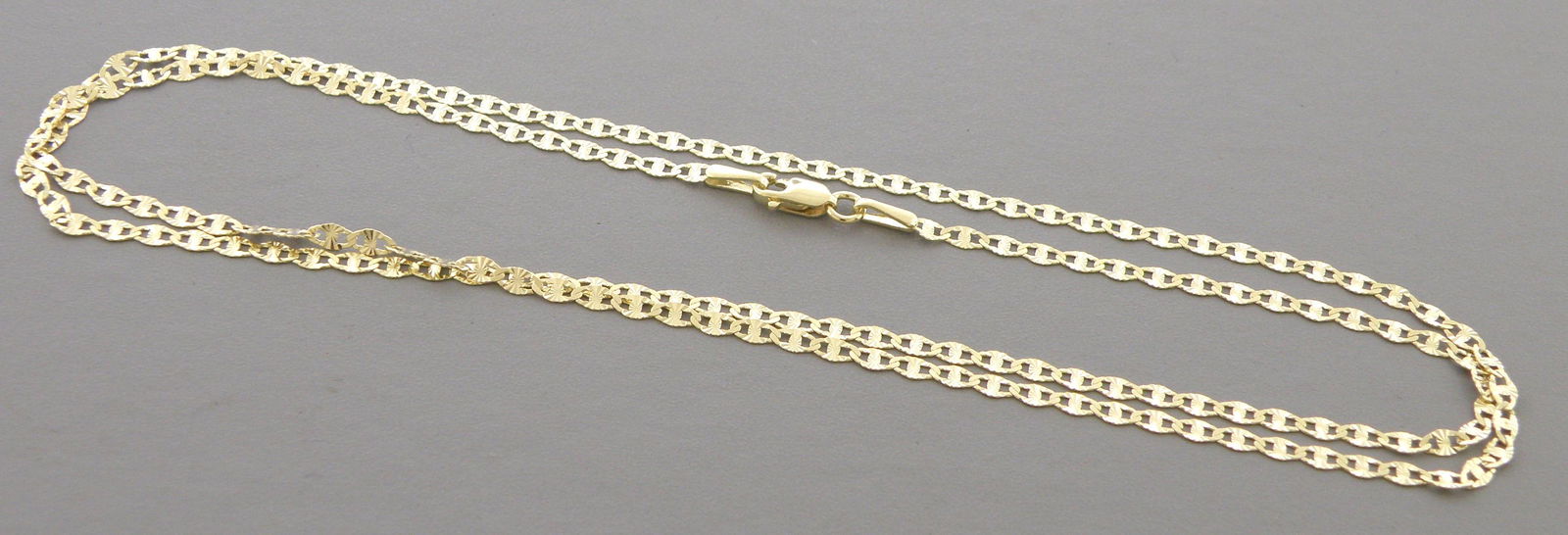 14K YELLOW GOLD GUCCI STAR CHAIN NECKLACE 20" (1 of 2)