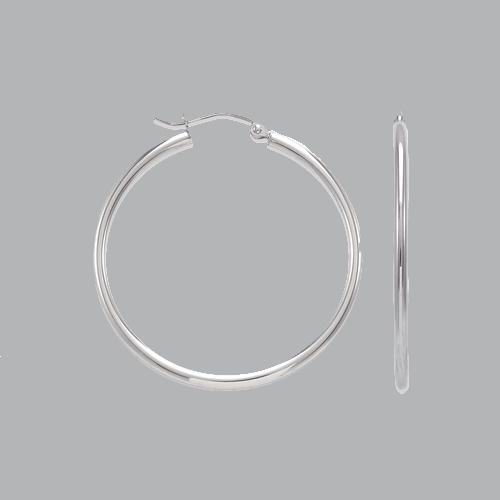 NEW 14K WHITE GOLD ROUND HOOP TUBE EARRINGS 2mm: 14K WHITE GOLD HOOP EARRINGS17mm - 1g 14K White Gold Tube hoop earrings17mm - 1g Width Size: 2mm17mm - 1g Diameter: 17mm, 17mm - 1g High Polish 14k gold 17mm - 1g Stamp: 14k17mm - 1g Avg Weight:17mm -