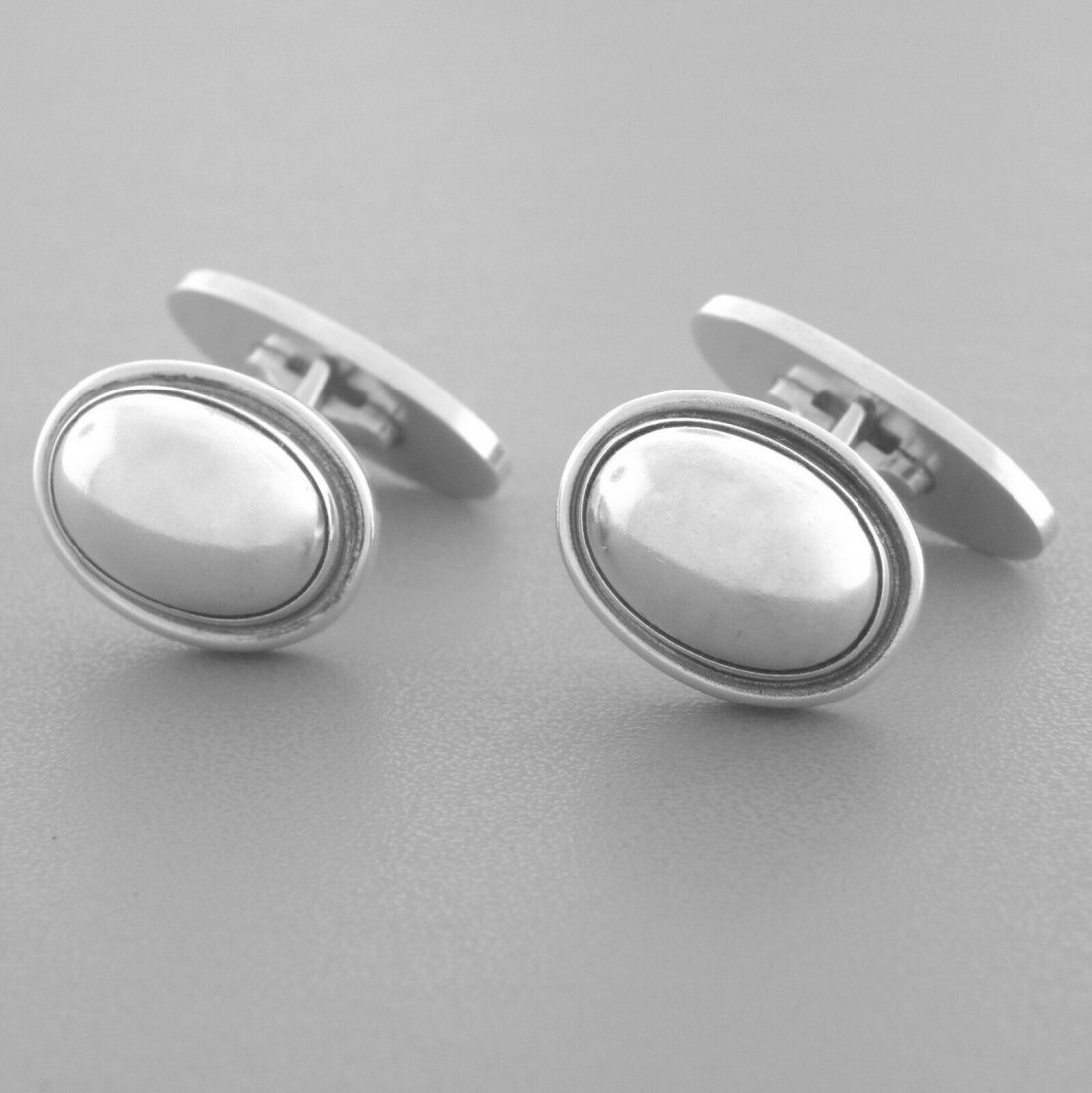 VINTAGE GEORG JENSEN STERLING SILVER CUFFLINKS 44B (1 of 2)