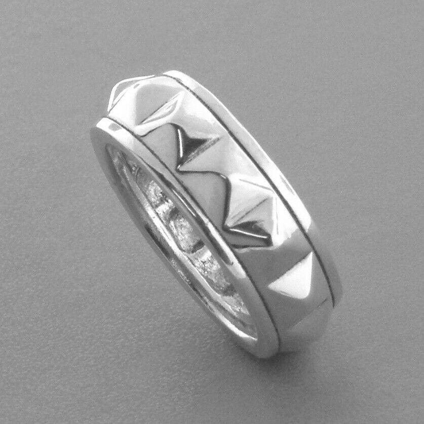 KIESELSTEIN CORD STERLING SILVER PYRAMID ETERNITY BAND (1 of 2)